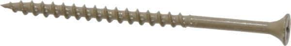 Buildex - #8 Bugle Head, Phillips Steel Deck Screw - 3" OAL, Grade C-1018 - Apex Tool & Supply