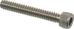 Value Collection - #6-32 UNC Hex Socket Drive, Socket Cap Screw - Grade 18-8 Stainless Steel, 7/8" Length Under Head - Apex Tool & Supply