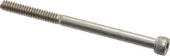 Value Collection - #6-32 UNC Hex Socket Drive, Socket Cap Screw - Grade 18-8 Stainless Steel, 2" Length Under Head - Apex Tool & Supply