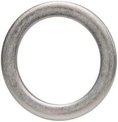 Made in USA - 1/8" Thick, 1-3/8" Inside x 1-7/8" OD, Round Shim - Uncoated 302/304 Stainless Steel - Apex Tool & Supply