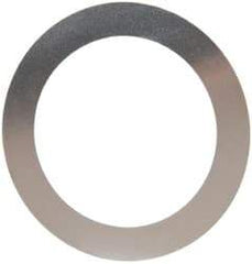 Made in USA - 0.006" Thick, 1-3/8" Inside x 1-7/8" OD, Round Shim - Uncoated 302/304 Stainless Steel - Apex Tool & Supply