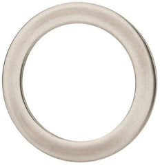 Made in USA - 0.09" Thick, 1-3/8" Inside x 1-7/8" OD, Round Shim - Uncoated 302/304 Stainless Steel - Apex Tool & Supply