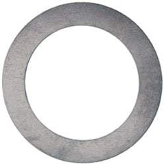 Made in USA - 0.02" Thick, 1-1/2" Inside x 2-1/8" OD, Round Shim - Uncoated 302/304 Stainless Steel - Apex Tool & Supply