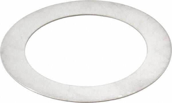 Made in USA - 0.024" Thick, 1-1/2" Inside x 2-1/8" OD, Round Shim - Uncoated 302/304 Stainless Steel - Apex Tool & Supply