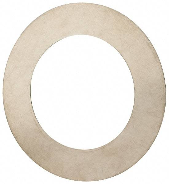 Made in USA - 0.012" Thick, 1-3/4" Inside x 2-3/4" OD, Round Shim - Uncoated 302/304 Stainless Steel - Apex Tool & Supply