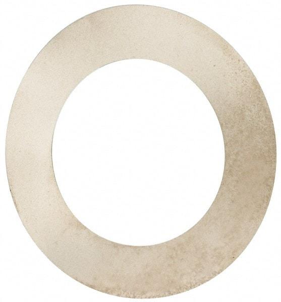 Made in USA - 0.002" Thick, 1-3/4" Inside x 2-3/4" OD, Round Shim - Uncoated 302/304 Stainless Steel - Apex Tool & Supply