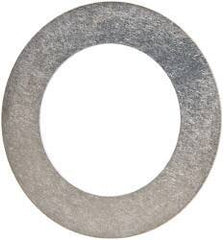 Made in USA - 0.02" Thick, 1-3/4" Inside x 2-3/4" OD, Round Shim - Uncoated 302/304 Stainless Steel - Apex Tool & Supply