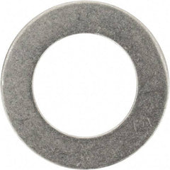 Made in USA - 0.016" Thick, 3/8" Inside x 5/8" OD, Round Shim - 5/16" Screw, Uncoated 316 Stainless Steel - Apex Tool & Supply