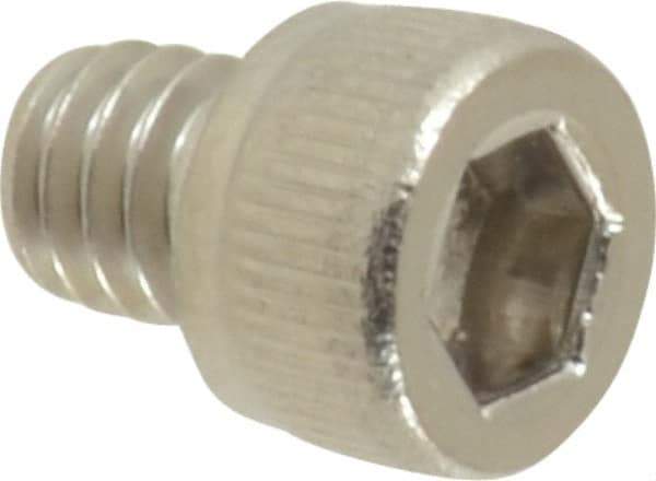 Value Collection - #8-32 UNC Hex Socket Drive, Socket Cap Screw - Grade 18-8 Stainless Steel, 3/16" Length Under Head - Apex Tool & Supply