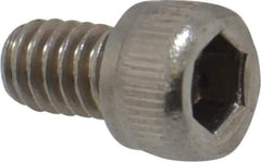 Value Collection - #8-32 UNC Hex Socket Drive, Socket Cap Screw - Grade 18-8 Stainless Steel, 1/4" Length Under Head - Apex Tool & Supply