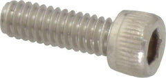Value Collection - #8-32 UNC Hex Socket Drive, Socket Cap Screw - Grade 18-8 Stainless Steel, 1/2" Length Under Head - Apex Tool & Supply
