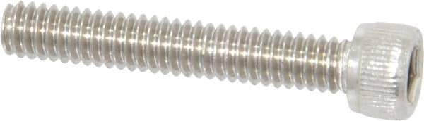 Value Collection - #8-32 UNC Hex Socket Drive, Socket Cap Screw - Grade 18-8 Stainless Steel, 1" Length Under Head - Apex Tool & Supply