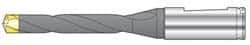 Seco - Series SD100, 15.8mm Diam 140° Replaceable Drill Tip - Carbide, TiAlN Finish, Through Coolant - Apex Tool & Supply