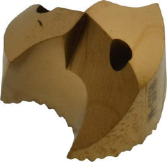 Seco - Series SD100, 18.65mm Diam 140° Replaceable Drill Tip - Carbide, TiAlN Finish, Through Coolant - Apex Tool & Supply