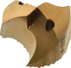 Seco - Series SD100, 16.67mm Diam 140° Replaceable Drill Tip - Carbide, TiAlN Finish, Through Coolant - Apex Tool & Supply