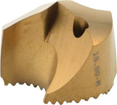 Seco - Series SD100, 18.8mm Diam 140° Replaceable Drill Tip - Carbide, TiAlN Finish, Through Coolant - Apex Tool & Supply