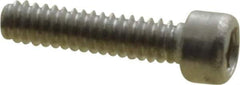 Value Collection - #0-80 UNF Hex Socket Drive, Socket Cap Screw - Grade 18-8 Stainless Steel, 1/4" Length Under Head - Apex Tool & Supply