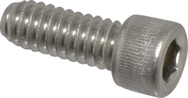 Value Collection - 1/4-20 UNC Hex Socket Drive, Socket Cap Screw - Grade 18-8 Stainless Steel, Fully Threaded, 5/8" Length Under Head - Apex Tool & Supply