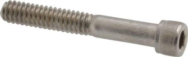 Value Collection - 1/4-20 UNC Hex Socket Drive, Socket Cap Screw - Grade 18-8 Stainless Steel, Partially Threaded, 1-3/4" Length Under Head - Apex Tool & Supply