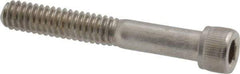 Value Collection - 1/4-20 UNC Hex Socket Drive, Socket Cap Screw - Grade 18-8 Stainless Steel, Partially Threaded, 1-3/4" Length Under Head - Apex Tool & Supply