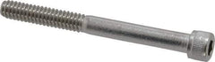 Value Collection - 1/4-20 UNC Hex Socket Drive, Socket Cap Screw - Grade 18-8 Stainless Steel, Partially Threaded, 2-1/2" Length Under Head - Apex Tool & Supply