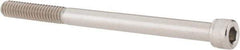 Value Collection - 1/4-20 UNC Hex Socket Drive, Socket Cap Screw - Grade 18-8 Stainless Steel, 3-1/2" Length Under Head - Apex Tool & Supply