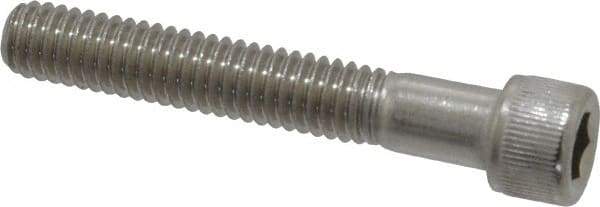 Value Collection - 5/16-18 UNC Hex Socket Drive, Socket Cap Screw - Grade 18-8 Stainless Steel, Partially Threaded, 2" Length Under Head - Apex Tool & Supply