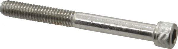 Value Collection - 5/16-18 UNC Hex Socket Drive, Socket Cap Screw - Grade 18-8 Stainless Steel, Partially Threaded, 3" Length Under Head - Apex Tool & Supply