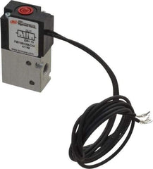 ARO/Ingersoll-Rand - 1/8", 3-Way Body Ported Stacking Solenoid Valve - 24 VDC, 0.2 CV Rate, 2.4" High - Apex Tool & Supply
