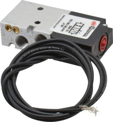 ARO/Ingersoll-Rand - 1/8", 4-Way Body Ported Stacking Solenoid Valve with Speed Control - 120 VAC, 0.2 CV Rate, 2.8" High - Apex Tool & Supply