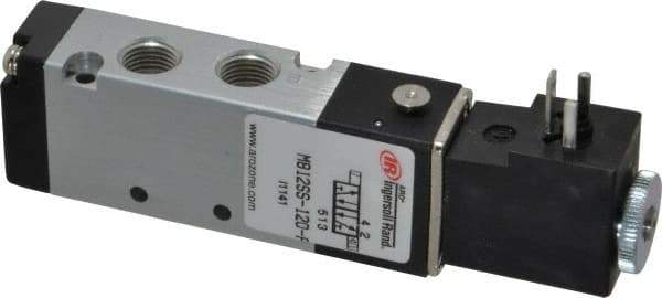 ARO/Ingersoll-Rand - 1/8", 4-Way 2-Position Sierra Stacking Solenoid Valve - 120 VAC, 0.7 CV Rate, 0.71" High - Apex Tool & Supply