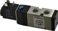 ARO/Ingersoll-Rand - 1/4", 4-Way 2-Position Maxair Stacking Solenoid Valve - 120 VAC, 0.7 CV Rate, 1.37" High - Apex Tool & Supply