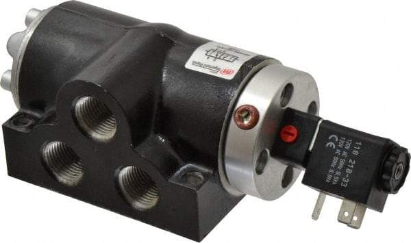 ARO/Ingersoll-Rand - 1/2", K Series 4-Way High Flow Stacking Solenoid Valve - 120 VAC, 2.57 CV Rate, 2.56" High - Apex Tool & Supply