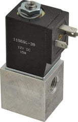 ARO/Ingersoll-Rand - 1/4", CAT Series 3-Way 2-Position Body Ported Stacking Solenoid Valve - 12 VDC, 0.2 CV Rate, 3-1/2" High - Apex Tool & Supply
