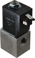 ARO/Ingersoll-Rand - 1/4", CAT Series 3-Way 2-Position Body Ported Stacking Solenoid Valve - 24 VDC, 0.2 CV Rate, 3-1/2" High - Apex Tool & Supply