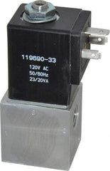 ARO/Ingersoll-Rand - 1/4", CAT Series 3-Way 2-Position Body Ported Stacking Solenoid Valve - 120 VAC, 0.2 CV Rate, 3-1/2" High - Apex Tool & Supply