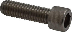 Value Collection - 3/8-16 UNC Hex Socket Drive, Socket Cap Screw - Grade 18-8 Stainless Steel, Fully Threaded, 1-1/4" Length Under Head - Apex Tool & Supply