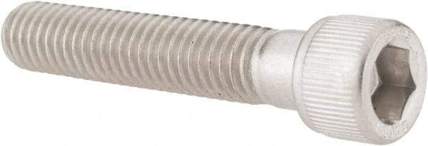 Value Collection - 3/8-16 UNC Hex Socket Drive, Socket Cap Screw - Grade 18-8 Stainless Steel, Partially Threaded, 2" Length Under Head - Apex Tool & Supply