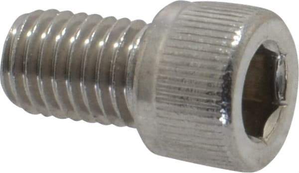 Value Collection - 1/4-28 UNF Hex Socket Drive, Socket Cap Screw - Grade 18-8 Stainless Steel, 3/8" Length Under Head - Apex Tool & Supply