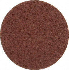 Made in USA - 3" Disc Diam, 400 Grit, Aluminum Oxide Quick Change Disc - Type S Attaching System, Coated, Brown, Super Fine Grade - Apex Tool & Supply