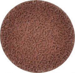 Made in USA - 2" Disc Diam, 180 Grit, Aluminum Oxide Quick Change Disc - Type R Attaching System, Coated, Brown, Very Fine Grade - Apex Tool & Supply