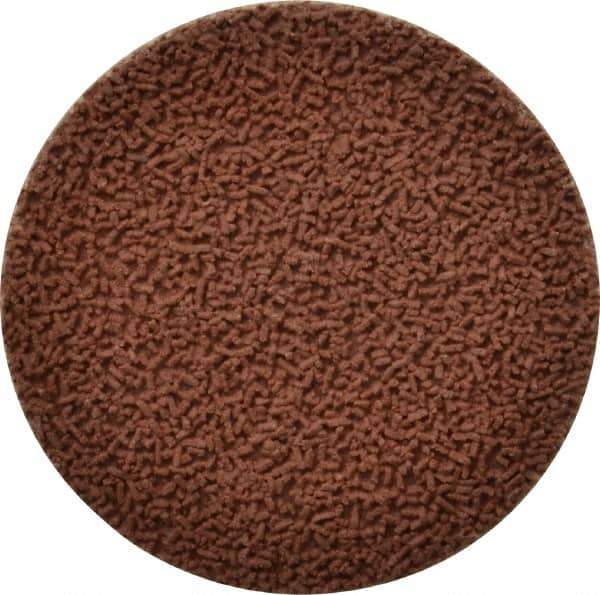 Made in USA - 2" Disc Diam, 320 Grit, Aluminum Oxide Quick Change Disc - Type R Attaching System, Coated, Brown, Extra Fine Grade - Apex Tool & Supply