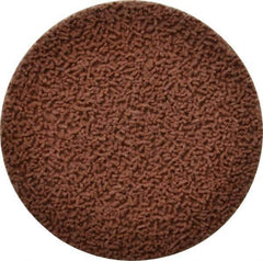 Made in USA - 2" Disc Diam, 320 Grit, Aluminum Oxide Quick Change Disc - Type R Attaching System, Coated, Brown, Extra Fine Grade - Apex Tool & Supply
