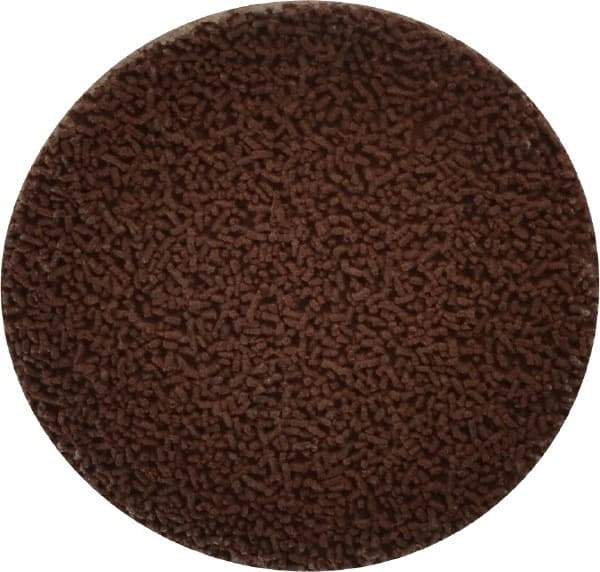 Made in USA - 2" Disc Diam, 600 Grit, Aluminum Oxide Quick Change Disc - Type R Attaching System, Coated, Brown, Super Fine Grade - Apex Tool & Supply