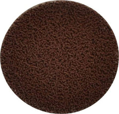 Made in USA - 2" Disc Diam, 600 Grit, Aluminum Oxide Quick Change Disc - Type R Attaching System, Coated, Brown, Super Fine Grade - Apex Tool & Supply