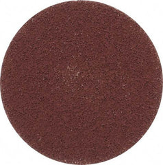 Made in USA - 3" Disc Diam, 600 Grit, Aluminum Oxide Quick Change Disc - Type R Attaching System, Coated, Brown, Super Fine Grade - Apex Tool & Supply