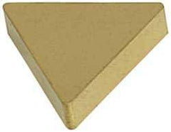 Hertel - TNU321 Grade HC335 Carbide Turning Insert - TiC/TiCN/TiN Finish, 60° Triangle, 3/8" Inscr Circle, 1/8" Thick, 1/64" Corner Radius - Apex Tool & Supply
