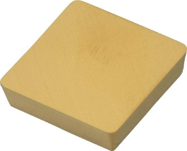 Hertel - SPG633 Grade HC210 Carbide Turning Insert - TiN Finish, 90° Square, 3/4" Inscr Circle, 3/16" Thick, 3/64" Corner Radius - Apex Tool & Supply