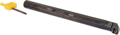 Hertel - 0.93" Min Bore Diam, 10" OAL, 3/4" Shank Diam, A-SCLP Indexable Boring Bar - CP.. Insert, Screw Holding Method - Apex Tool & Supply