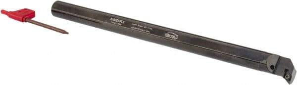 Hertel - 0.85" Min Bore Diam, 10" OAL, 5/8" Shank Diam, A-SDUP Indexable Boring Bar - DP.. Insert, Screw Holding Method - Apex Tool & Supply